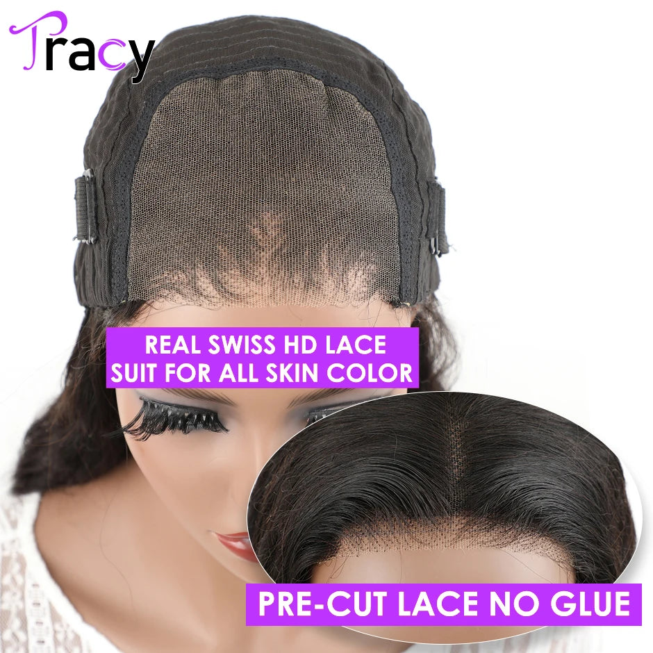 Tracy Hair Bob Glueless Wig Human Hair Ready To Wear Bone Straight