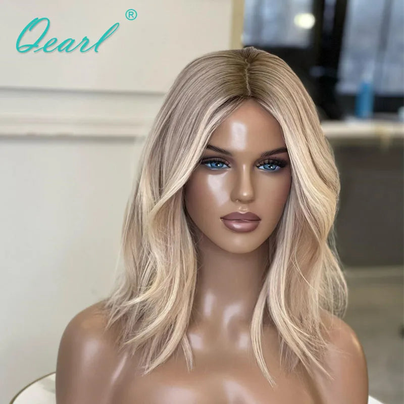 HD Woman Hair Wigs Brazilian Human Hair Wig Sale 13x4 Ash Honey Blonde