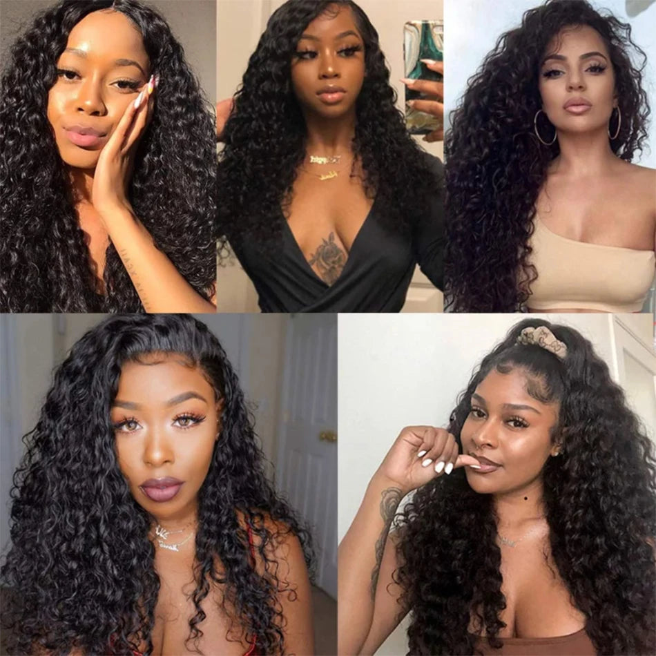 12A Water Wave Bundles Human Hair 100% Unprocessed Virgin Hair Cheap