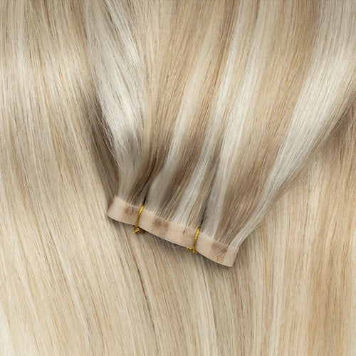 Injected Tape In Hair Extensions Invisible Long Tape PU Weft Human