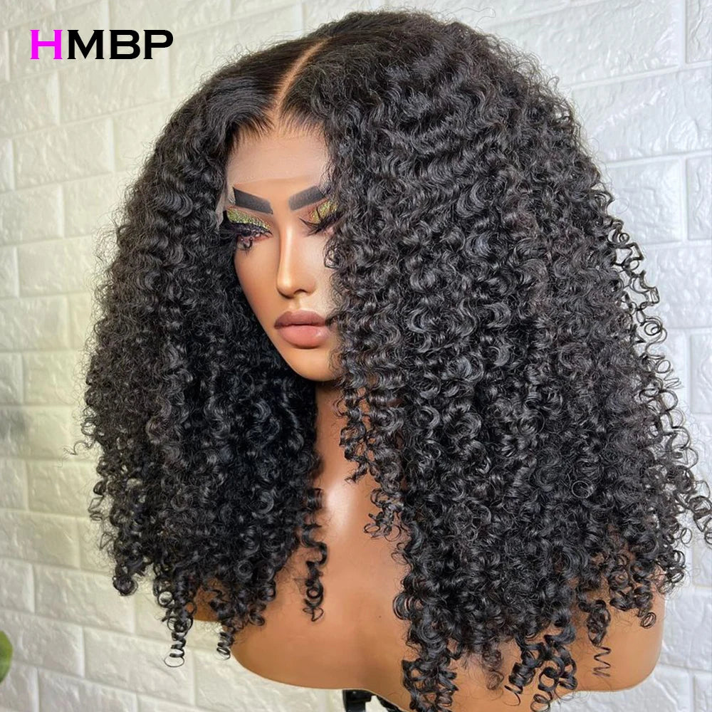 Kinky Curly Human Hair Wigs For Women 13x4/13x6 HD Transparent Lace