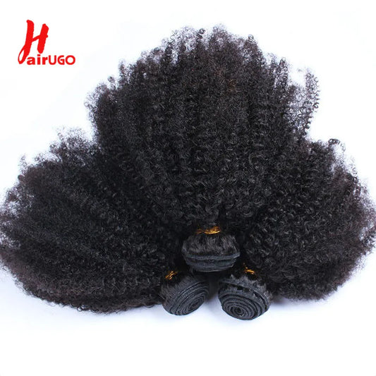 Afro Kinky Curly Bundles Brazilian 1/3 Afro Kinky Human Hair Bundles