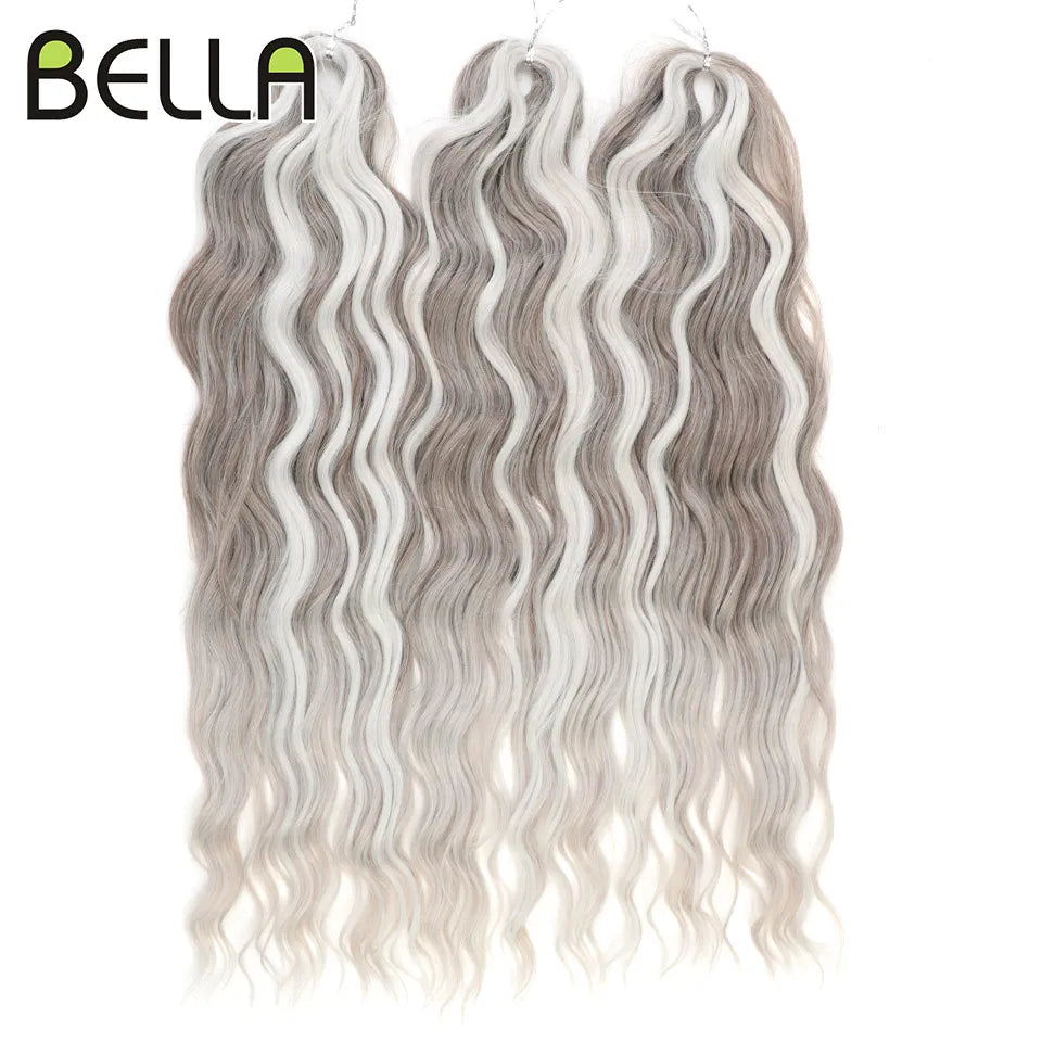 Anna Hair Synthetic Loose Deep Wave Braiding Hair Extensions 24 Inch