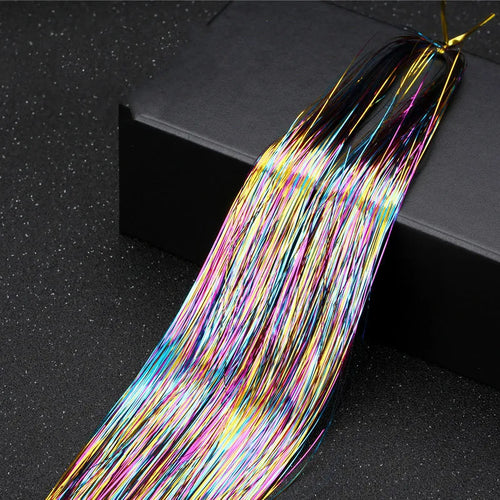 Hair Tinsel Glitter Braids High Temperature Fiber Bling Women's Tinsel