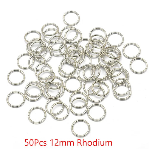 10-50Pcs Dreadlocks Hair Rings 10-16mm Accessories Clips for Women