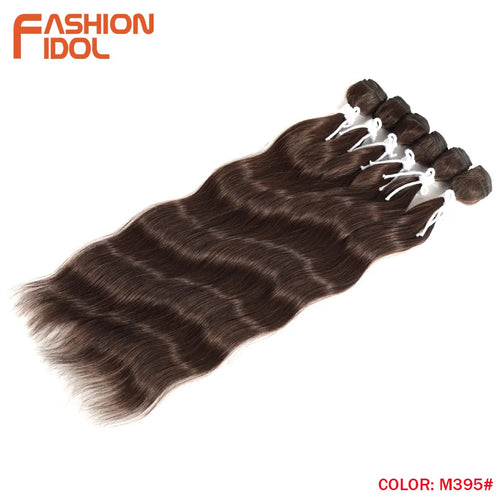 Loose Deep Water Wave Hair Bundles Synthetic Hair Extensions Ombre