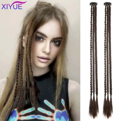 XIYUE  European and American wig braids women's triple braid hair