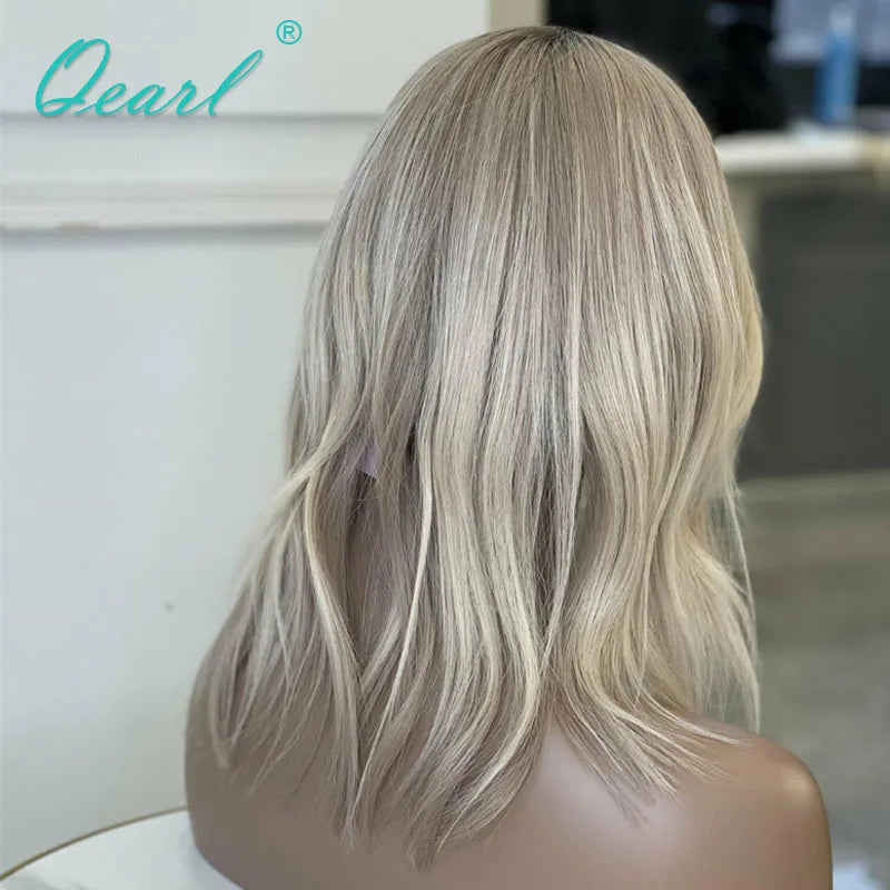 HD Woman Hair Wigs Brazilian Human Hair Wig Sale 13x4 Ash Honey Blonde