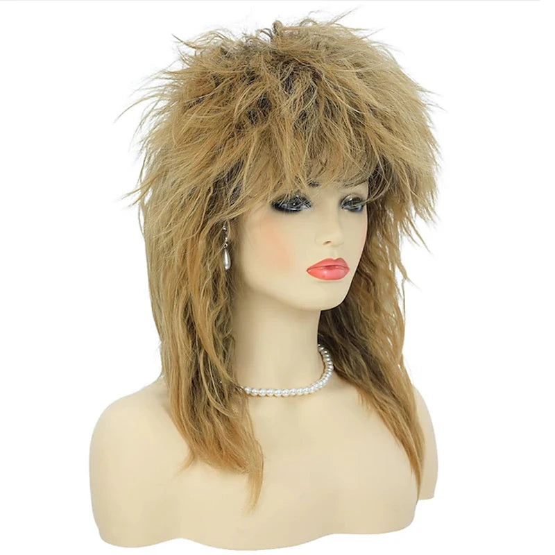 HAIRJOY Synthetic Hair 80s Tina Diva Costume Wig for Women  Blonde