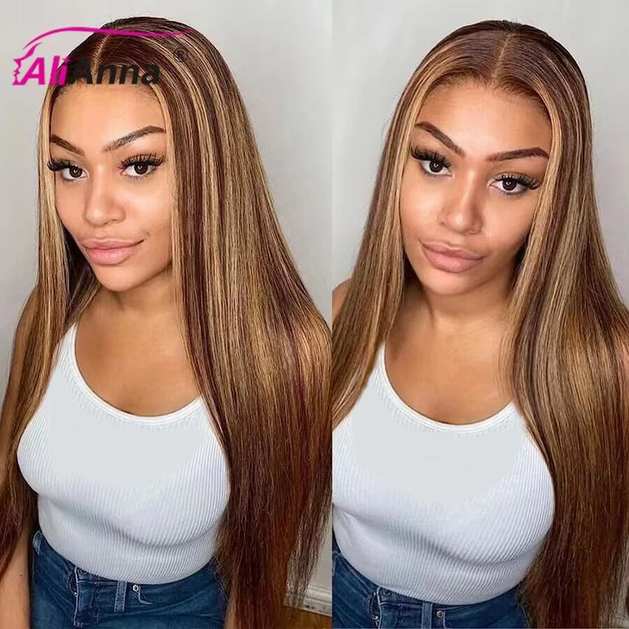 Highlight Bundles Straight Human Hair Bundles P4/27 Colored Ombre