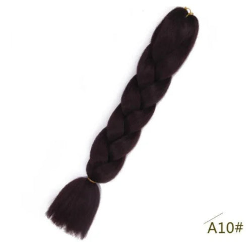 Black star Jumbo Braiding Hair Extensions 24 Inch High Temperature