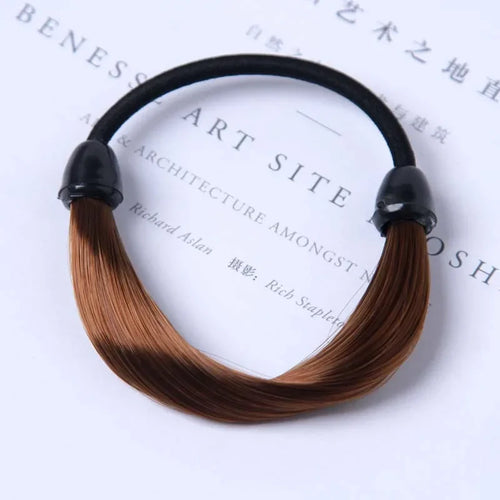 Wig Braided Rubber Band Elastic Hair Rope Tie Head Hair Ring Wig Braid