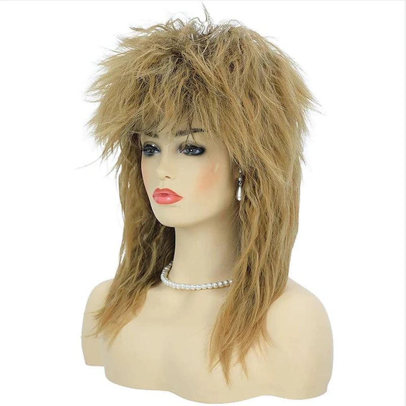 HAIRJOY Synthetic Hair 80s Tina Diva Costume Wig for Women  Blonde