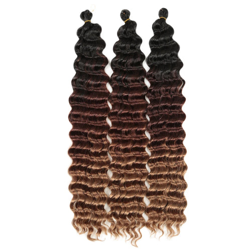 22-28 Inch Freetress Deep Twist Crochet Hair Natural Synthetic Braids