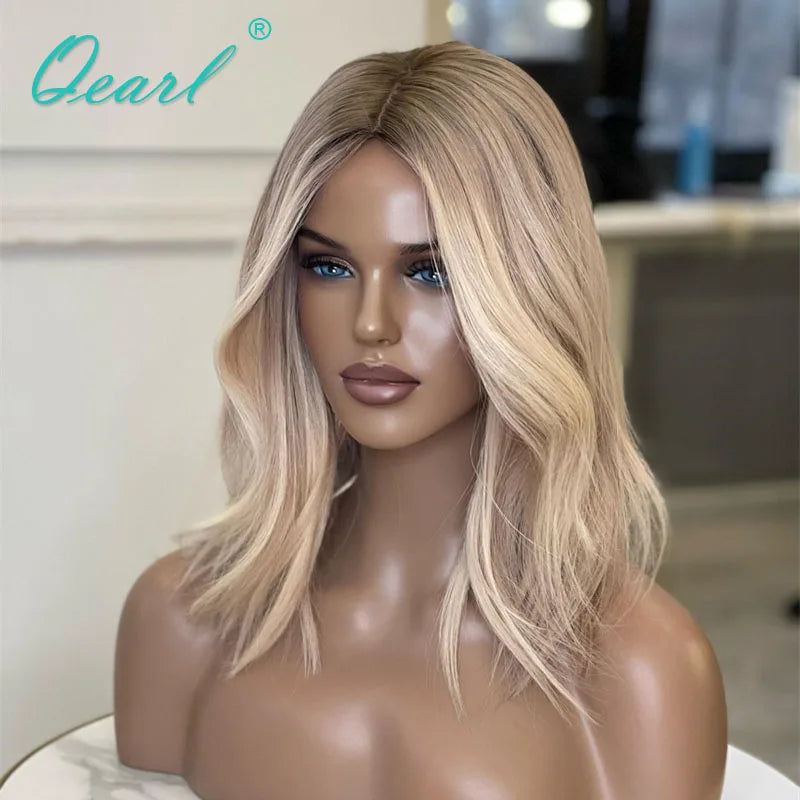 HD Woman Hair Wigs Brazilian Human Hair Wig Sale 13x4 Ash Honey Blonde