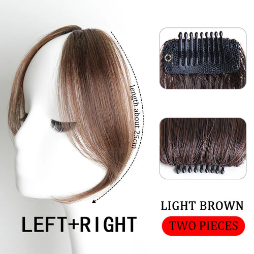 Bangs wig Synthetic Fring Bangs hair extensions for women Middle Part