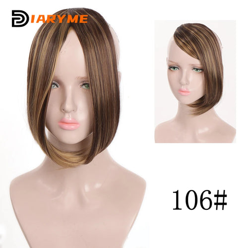 Bangs wig Synthetic Fring Bangs hair extensions for women Middle Part