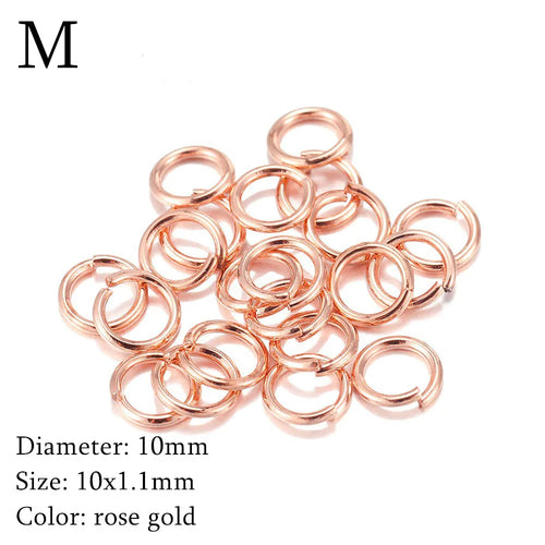 50-200 Pcs 18mm Large Metal Long Hair Clip Braid Circle Hair Styling