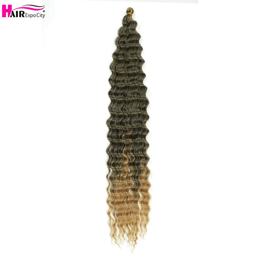 Ocean Wave Crochet Hair Extensions 30Inch Synthetic Deep Twist Curly