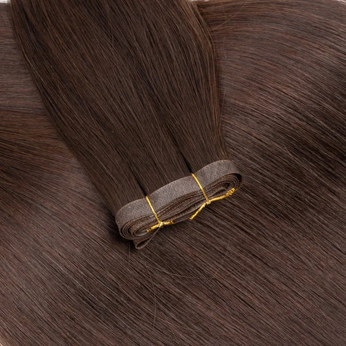 Injected Tape In Hair Extensions Invisible Long Tape PU Weft Human