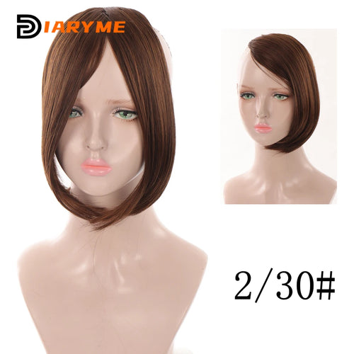 Bangs wig Synthetic Fring Bangs hair extensions for women Middle Part