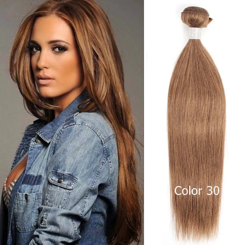 Mogul Hair 1 Pc Straight Hair Bundles Color 8 Ash Blonde Color 27