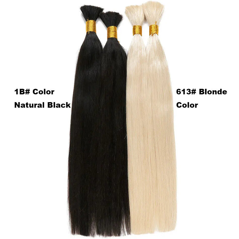 Double Drawn Straight #613 Blonde Brown #1B Natural Color Braiding