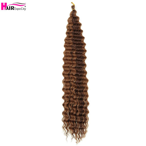 Ocean Wave Crochet Hair Extensions 30Inch Synthetic Deep Twist Curly