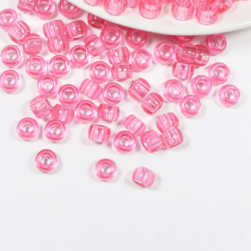 100Pcs/lot Mix Color Hair Braid Beads Decoration Pendants Clear