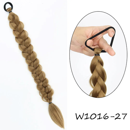 MERISIHAIR Long Straight Hair Braid Plaited Pigtail Fishtail Synthetic