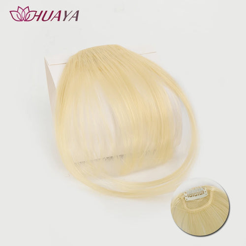 HUAYA Synthetic Bangs Hair Clip In Extensions Natural Fringe Bangs