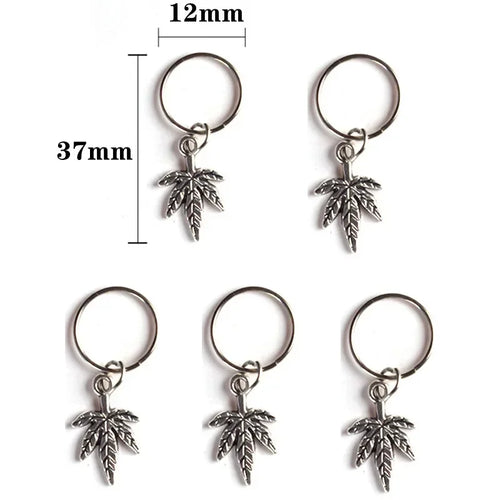 5pcs/set Different 49 Styles Charms Hair Braid Dread Dreadlock Beads