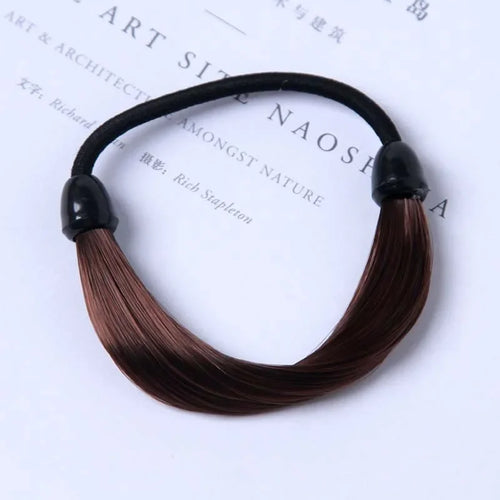 Wig Braided Rubber Band Elastic Hair Rope Tie Head Hair Ring Wig Braid