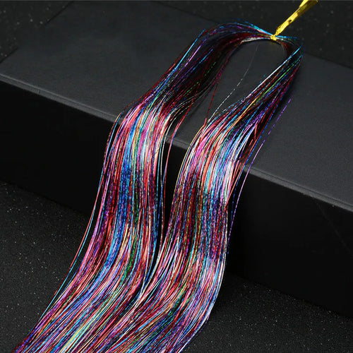 Hair Tinsel Glitter Braids High Temperature Fiber Bling Women's Tinsel