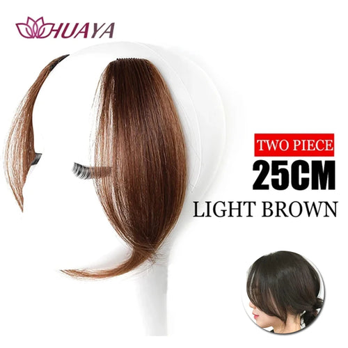 HUAYA Synthetic Bangs Hair Clip In Extensions Natural Fringe Bangs