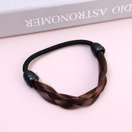 Wig Braided Rubber Band Elastic Hair Rope Tie Head Hair Ring Wig Braid