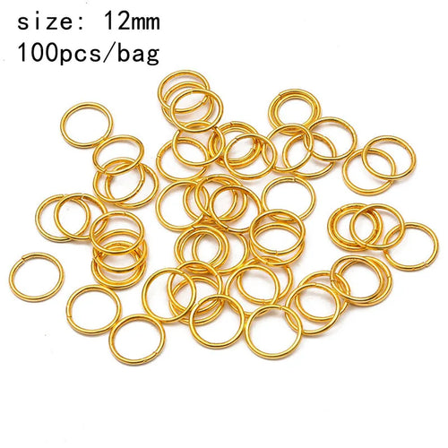 50-200 Pcs 18mm Large Metal Long Hair Clip Braid Circle Hair Styling