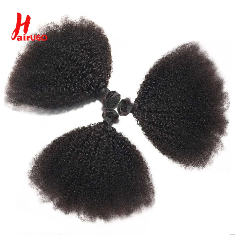 Afro Kinky Curly Bundles Brazilian 1/3 Afro Kinky Human Hair Bundles