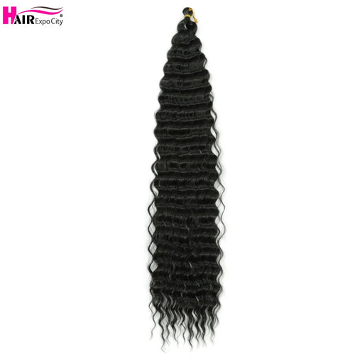 Ocean Wave Crochet Hair Extensions 30Inch Synthetic Deep Twist Curly