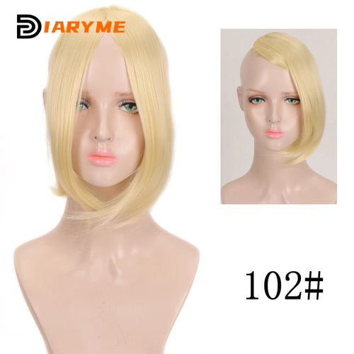 Bangs wig Synthetic Fring Bangs hair extensions for women Middle Part