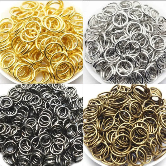 50-200 Pcs 18mm Large Metal Long Hair Clip Braid Circle Hair Styling