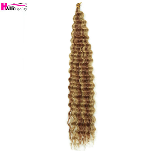 Ocean Wave Crochet Hair Extensions 30Inch Synthetic Deep Twist Curly