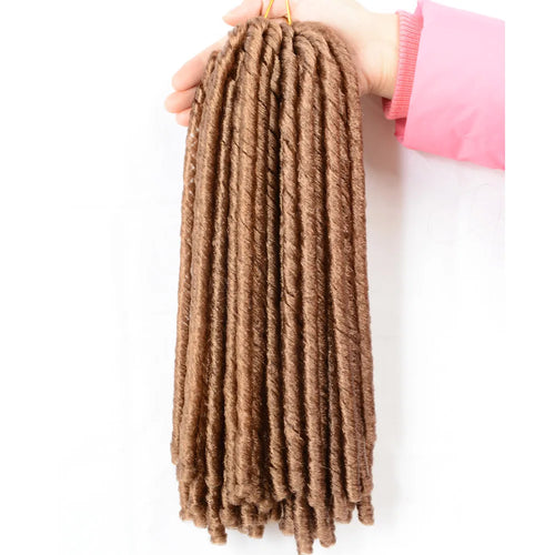 Full Star Synthetic Hair 14 inch 70g Blonde Faux Locs Flod 30 roots