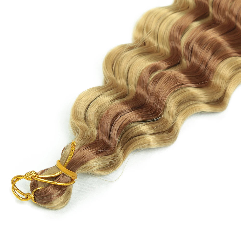 Ocean Wave Crochet Hair Extensions 30Inch Synthetic Deep Twist Curly