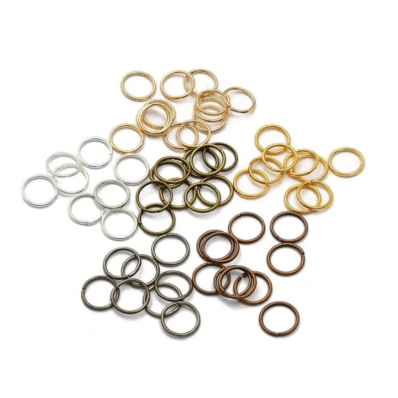 50-200 Pcs 18mm Large Metal Long Hair Clip Braid Circle Hair Styling