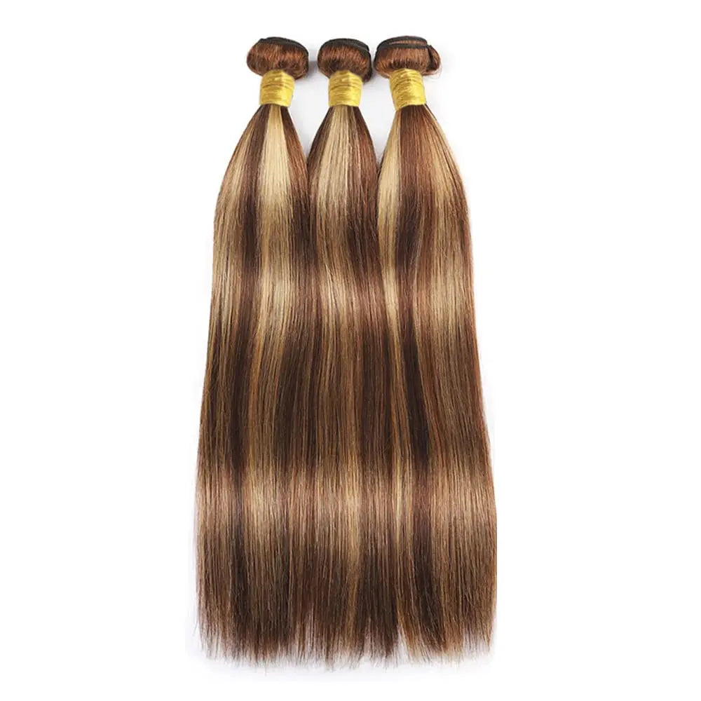 Highlight P4/27 Hair Brazilian Remy Hair Weaves Remy Human Hair Grade