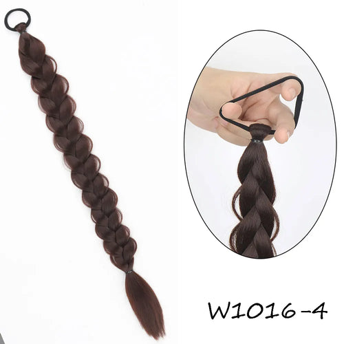 MERISIHAIR Long Straight Hair Braid Plaited Pigtail Fishtail Synthetic