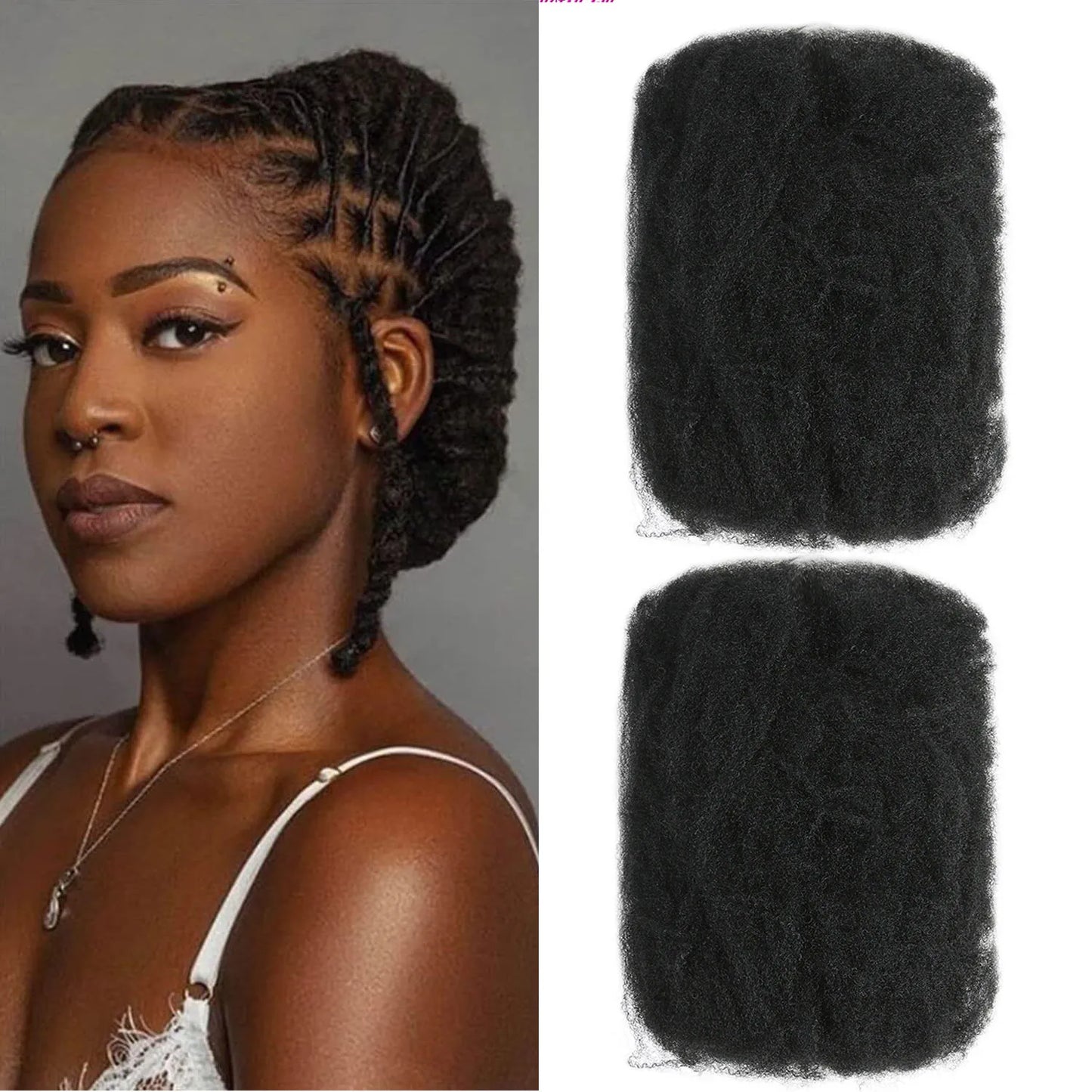 For Junky Curl Afro kinky Curly Synthetic Braiding Hair Extensions For