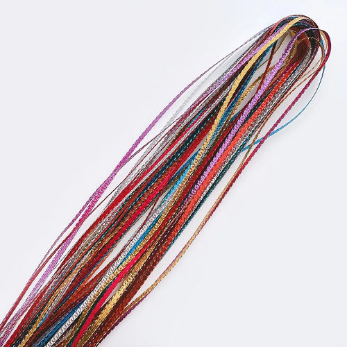 30Pcs/lot Colorful Rope Hair Ties 90cm Braiding Tassel  Dreadlock