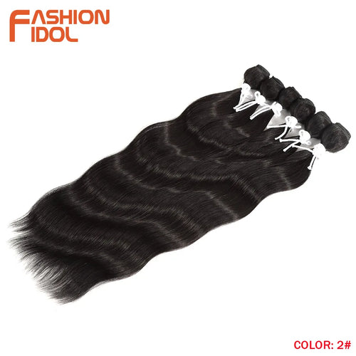 Loose Deep Water Wave Hair Bundles Synthetic Hair Extensions Ombre